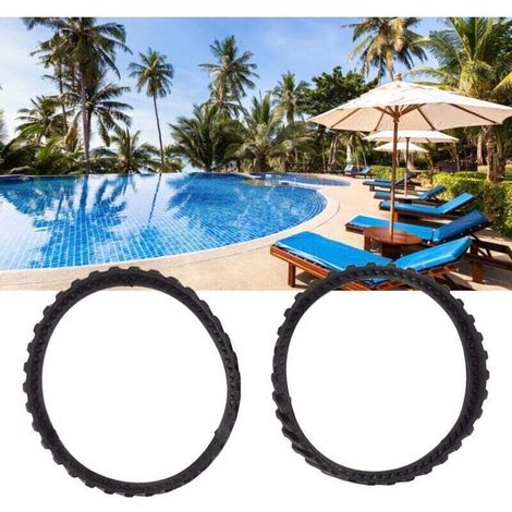 2 Cingoli per pneumatici per la pulizia della piscina per MX6 MX8 MX9, R0526100, Accessori di ricambio per cingoli per la pulizia della piscina, Pneumatici per la pulizia della piscina - Crezuo