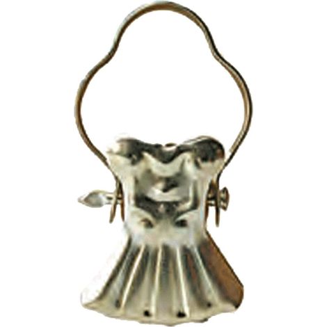 Pinza Per Anello Per Tende Finitura Verniciata Bianca Cf. 25 Pz
