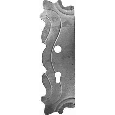 Placa izquierda, 72 orificios, elementos forjados, 63.112.72 H295XL90 4MM