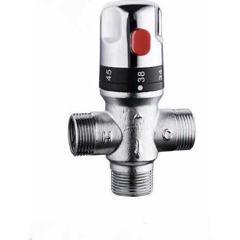 Vanne thermostatique pour chauffe-eau domestique, robinet à vanne thermostatique, robinet de douche à six points