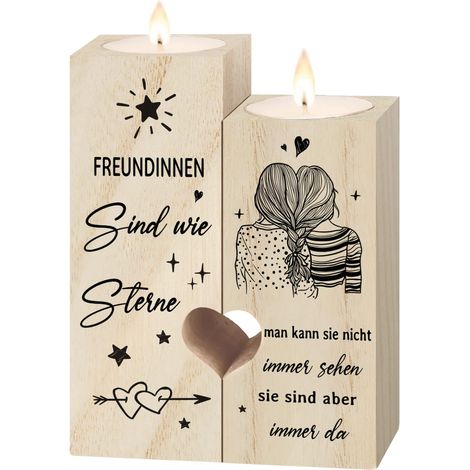 Support À Bougie En Forme De Cœur - En Aluminium - Pour Bougies Thé - Décoration Intérieure - Lot De 2 (1/5)