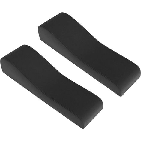 Reposabrazos de repuesto para silla de oficina, forma negra