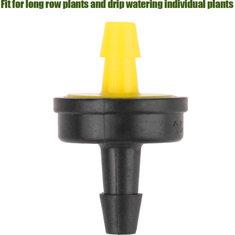 Goutteur d'irrigation compensateur de pression réglable, 50 pièces, arroseurs goutte-à-goutte pour jardin, débit variable, système d'arrosage automatique, économie d'eau