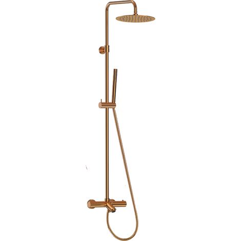 Essebagno Colonne bain-douche thermostatique luisa II 250 cuivre brossé