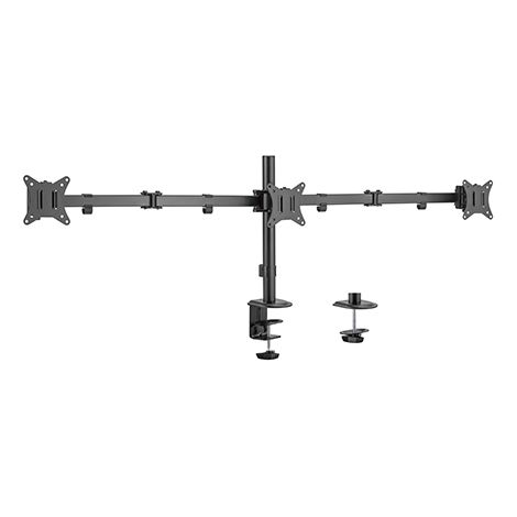 Supporto monitor Gembird 17"-27" fino a 7kg Nero [MA-D3-01] (1/3)