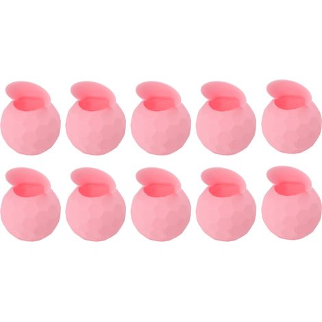 Lot de 10 ballons à eau réutilisables en silicone, auto-scellants et à remplissage rapide, pour jeux et fêtes d'été à la piscine ou à la plage (rose). (1/5)