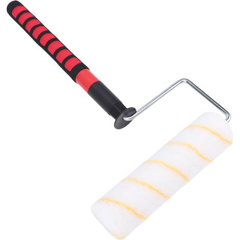 Kit de rouleau à peinture télescopique de 23 cm avec poignée ergonomique et hauteur réglable, portable, pour la peinture murale à domicile (1/5)