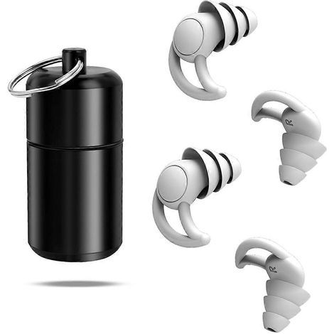 Ohrstöpsel zum Schlafen – 2 Paar – Silikon-Gehörschutz (1/5)