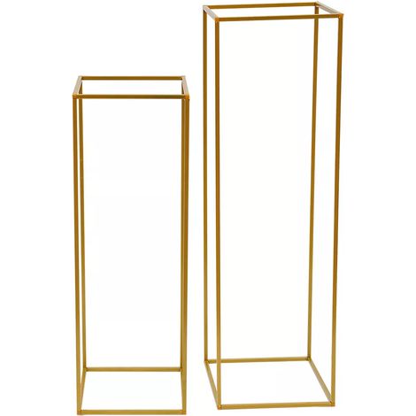 2x Blumenständer Hochzeitsblumenständer Geometrische Säule Blumenpflanzenständer (1/5)