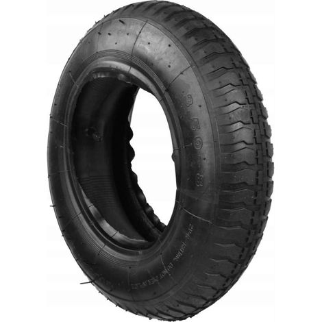 Pneu GEKO 3.50-8 2PR avec chambre à air pour brouettes, chariots de manutention G71043
