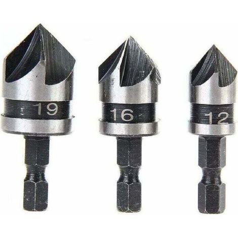 Perceuse À Bois 3 Pièces Lot Accessoires Pour Outils Électriques (1/3)