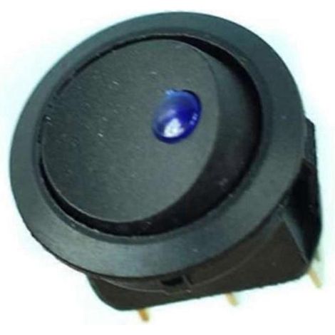 5x 12V LED Wasserdichter Wippschalter für Boot Auto, Beleuchteter wasserdichter Ein/Aus-Knopf.