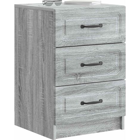 Maison Exclusive - Nachttisch Graues Sonoma 43 x 41 x 63,5 cm Hol