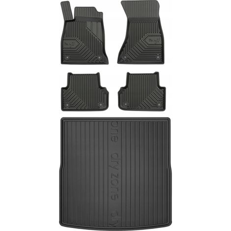 Satz mit 77 Gummimatten für Audi A4 allroad B9 Kombi 2015-2023 (1/5)