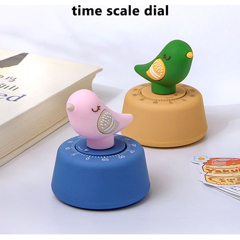 Chirp Bird Mechanischer Küchentimer, Countdown-Gerät mit blauem Vogel (wie abgebildet) (1/5)