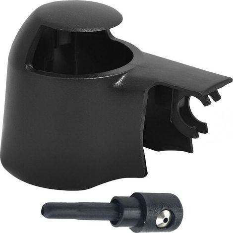 Rear wiper arm cap for Golf 5, Transporter T5, Passat, Touran, Polo, Tiguan, Scirocco (black) (1/5)