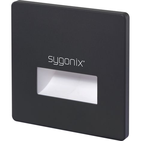 Sygonix SY-6179432 LED-Wandeinbauleuchte 1.2 W LED Schwarz