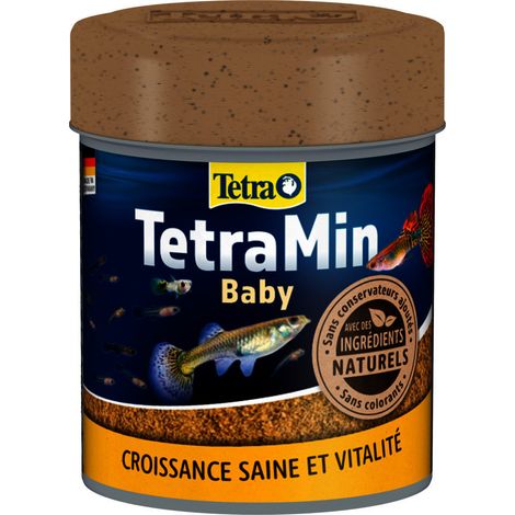 Min Baby alimentation pour bebe poissons d'ornement 30g/66ml - Tetra