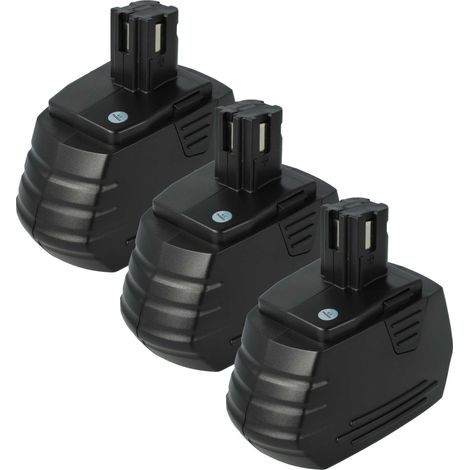 vhbw 3x Akku kompatibel mit Hilti SFL18, SFL-18, SFH181-A Werkzeug (3300 mAh, NiMH, 18 V)