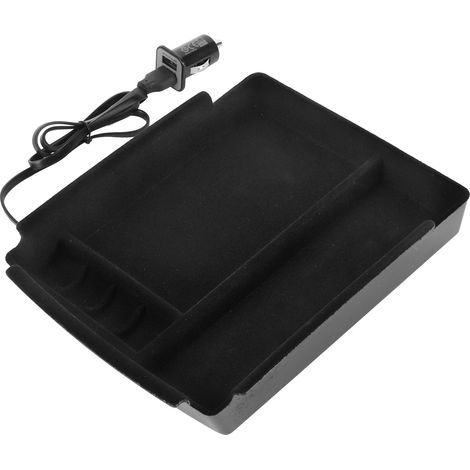 Boîte de rangement chargeur sans fil 12V pour Tesla Model X et Model S 2016-2023 (1/5)