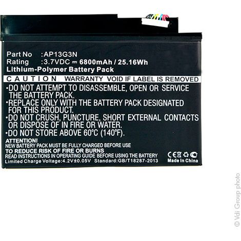 NX - Batterie tablette 3.7V 6800mAh - AP13G3N (1/4)