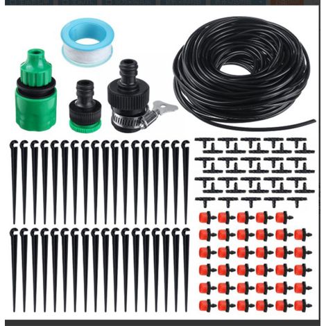 Système d'irrigation Jardin, Micro Irrigation Goutte à Goutte Kit Arrosage Automatique,Systeme Arrosage Aoutte a Goutte Irrigation de Jardin pour Plantes -(30M Tuyau Goutte à Goutte) (1/3)