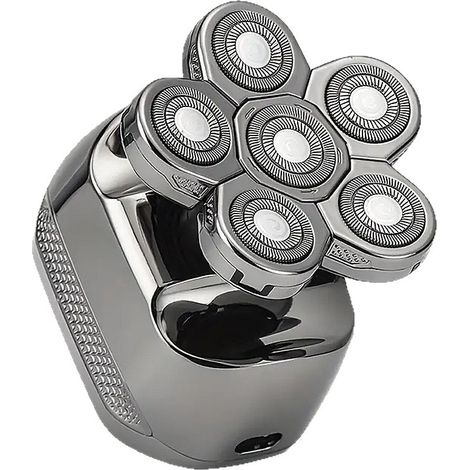 rasoir electriques hommes-[Rasoir électrique multifonctions rechargeable USB] + [Ensemble toilettage homme – Rasage sec/humide] + [6D étanche – 5 accessoires détachables] (1/2)