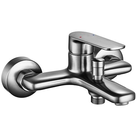 Edouard Rousseau - Mitigeur Bain-Douche OPHIR Graphite Mat - Economie d'Eau - Inverseur Intégré - Butée Eco-Stop (1/2)