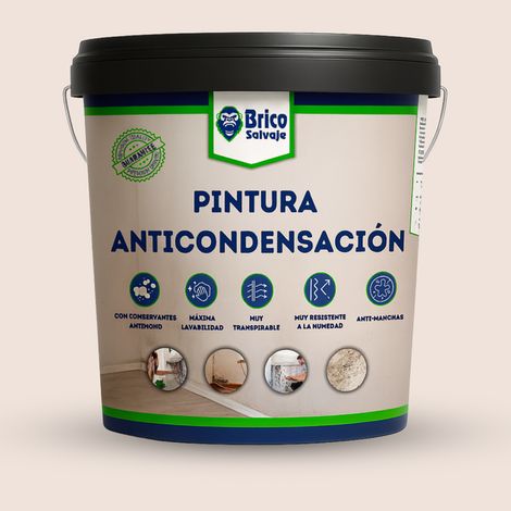 Pintura Antihumedad y Anticondensación, Conservantes Antimoho, Aislante termico, Mate, Beirun 4 Litros
