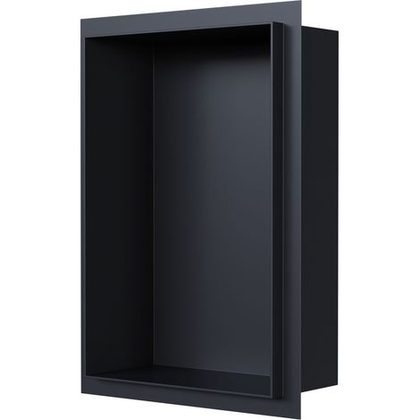 Bernstein – Niche murale de douche encastrable acier inox 304 – Dimensions 20x30x10cm – Installation simple et étanche – Pour salle de bain moderne - NT203010X