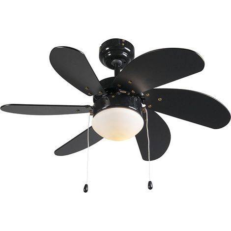 Schwarzer Deckenventilator - Fresh 3 (1/4)
