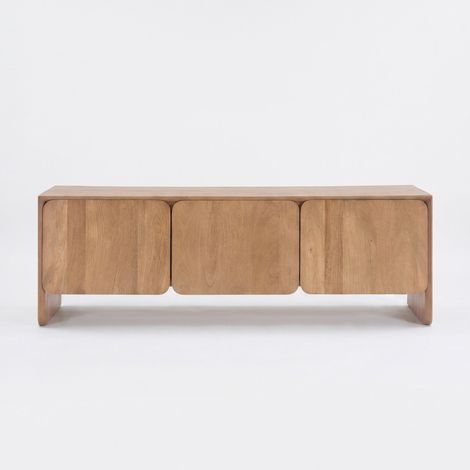 Mueble de TV Achille de madera de mango marrón claro (1/4)