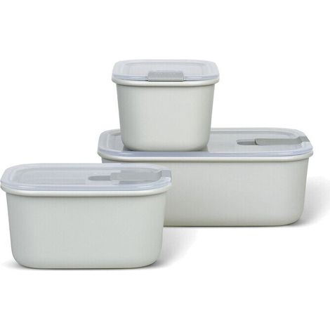 Mepal set easyclip 3-teilig (2 x 450 ml + 1000 ml) - nordic white