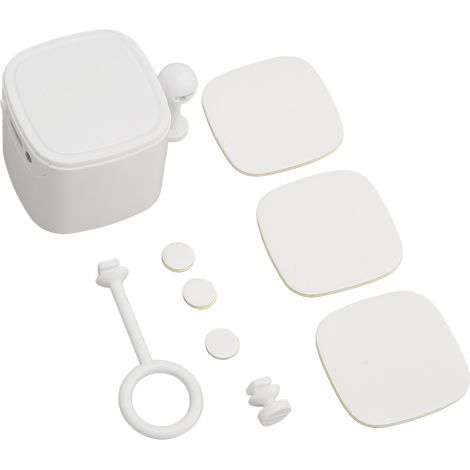 Interrupteur intelligent sans fil Bluetooth avec commande vocale et minuterie via application pour éclairage et ventilateur de porte de garage TUYA blanc (1/5)