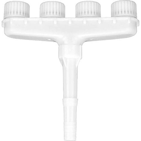 Juego de pulverizador de jardín de 2 piezas: atomizador giratorio con múltiples boquillas, pulverizador ajustable para el riego de céspedes, jardines y huertos. Incluye bomba, manguera y 4 boquillas.