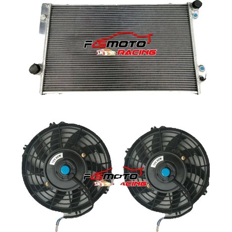 Radiador de aluminio, tamaño del núcleo: 695 mm x 438 mm x 62 mm, tamaño total: 797 mm, tamaño de entrada: 1,5 pulgadas, tamaño de salida: 1,75 pulgadas, compatibilidad: Jaguar XJS de 6 cilindros (1/5)
