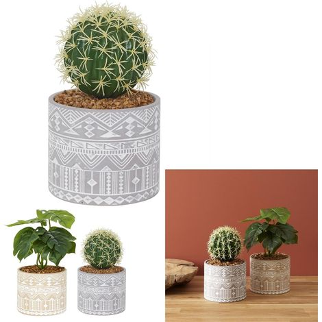 PLANTE ARTIFICIELLE POT ETHNIQUE M12 (1/4)
