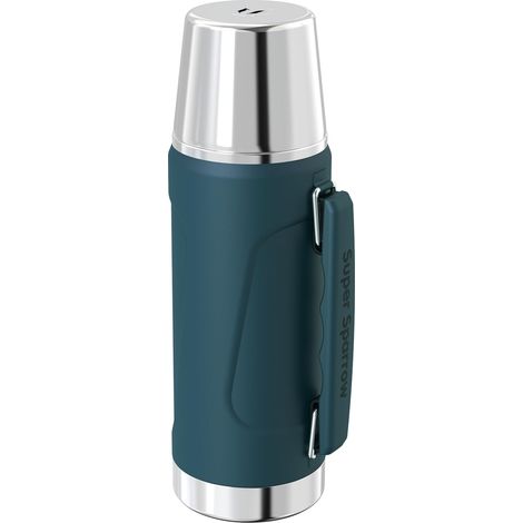 Gourde Isotherme - Bouteille Isotherme - 1000ml - Gourde Inox Sans BPA - Couvercle étanche qui sert de Tasse - Maintient la Température 12/24h (Chaud/Froid) (1/5)