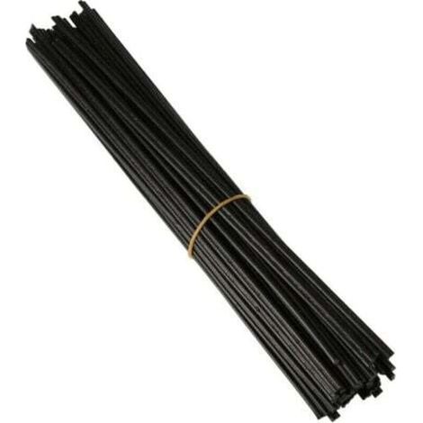 40 pièces baguette de soudage en plastique PP baguette de soudage pour pistolet à souder en plastique/pistolet à Air chaud 250mm noir K17576B (1/4)