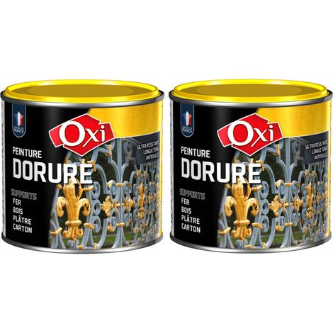 Lot de 2 Peintures effet 125ml Or Riche OXI (1/2)