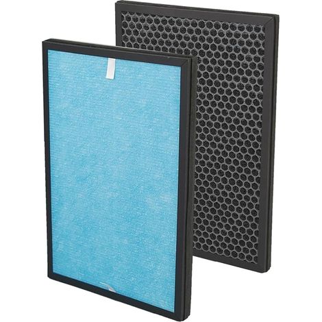 Epi188 Filtre Compatible avec le Purificateurs d'Air Aiibot Epi188 de Rechange Filtre HEPA 4 en 1 Avec Filtre à Charbon Actif (2 Pièces) (1/5)