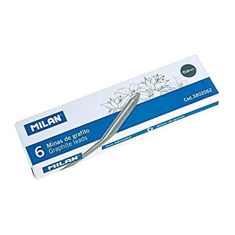 CAJA 6 MINAS DE GRAFITO 5.2MM MILAN 3802062