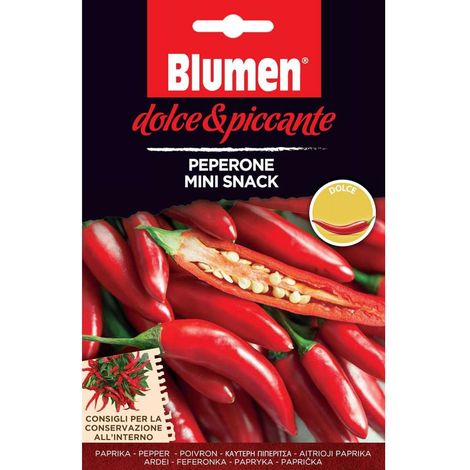 Semi di peperoncino mini snack rosso