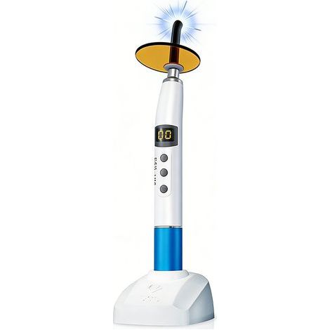 Appareil de photopolymérisation dentaire LED à lumière bleue type C : haute puissance, design coloré, pour matériaux dentaires