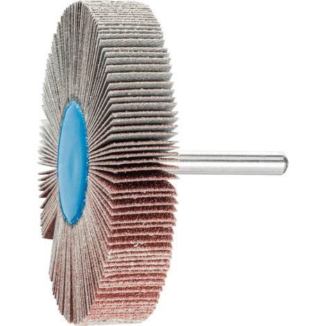 PFERD TOOLS Korund Fächerschleifer F Ø 80x15 mm Schaft-Ø 6 mm A80 für Feinschliff und Finish 10 Stk
