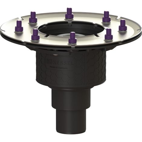 - Corps de base Ecoguss Pressfl., DN 50, sortie verticale