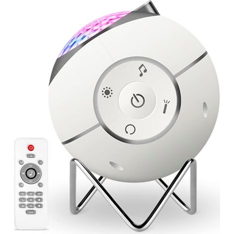 Projecteur Ciel Etoile, Projecteur Galaxie Led Planetarium Projecteur Lamp, Projecteur Galaxie Veilleuse Enfant avec Rotation de 360/Télécommande pour BéBé Enfant Adulte
