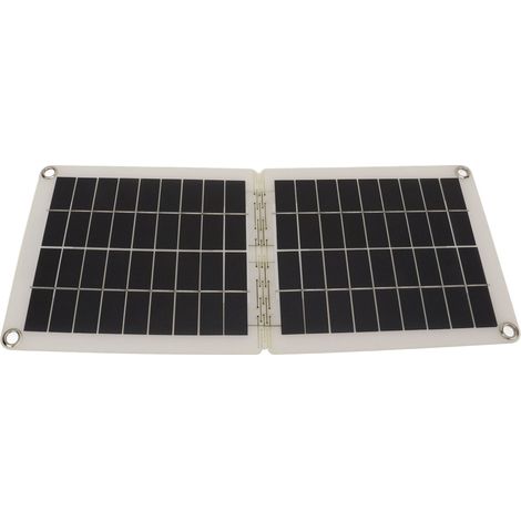 Lampe solaire portable 60 W pour le camping, avec 2 ampoules USB haute luminosité pour tente extérieure. (1/5)