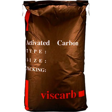 Charbon actif végétal de qualité alimentaire mesh 4x8 - Sac de 25 kg (1/2)