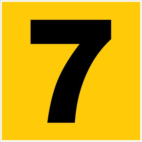N°7 - 200x200mm - Rigide Jaune - 4220826